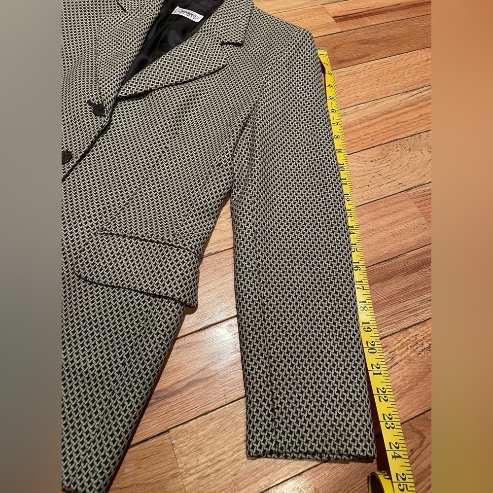 Missoni Donna 100% Wool Black/White Geometric Blazer Made In Italy Womens Size 6 - Picture 14 of 14